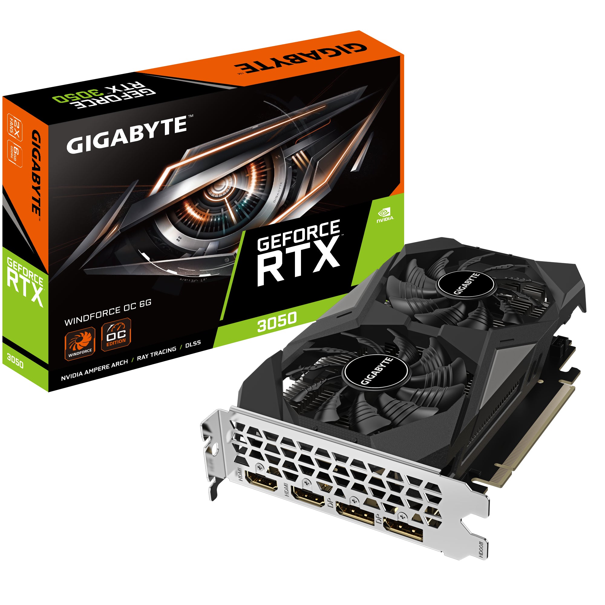 TAR VIDEO GIGABYTE GV-N3050WF2OC-6GD - TAR VIDEO GIGABYTE GV-N3050WF2OC-6GD -